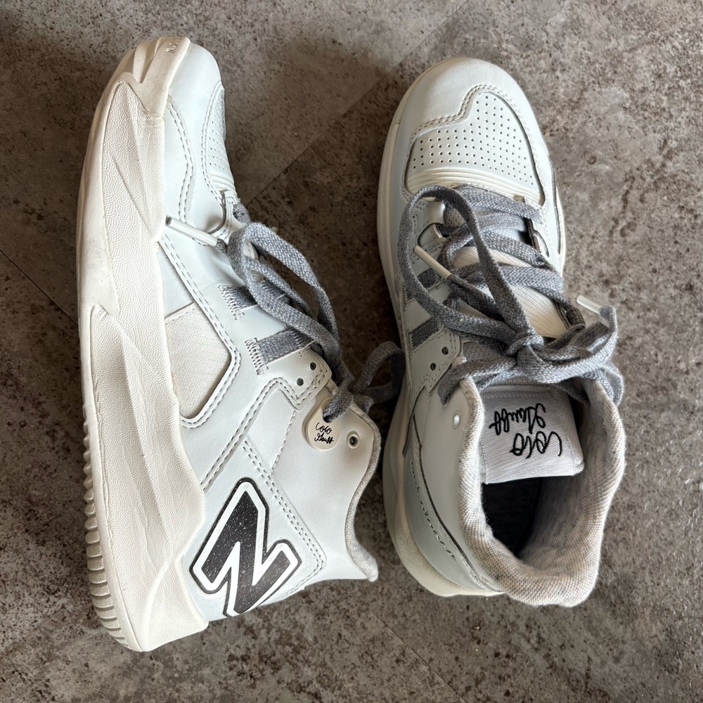 New Balance Gray Coco Gauff Sneakers Retro Style